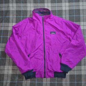 vintage 90s ll bean zip up jacket medium